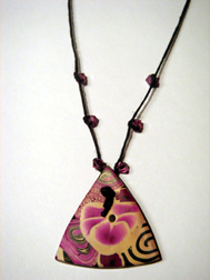 Pink Pansey Passion Necklace